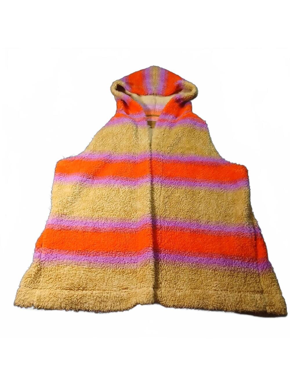 Koolaburra By UGG Striped Hooded Sherpa Vest 2X